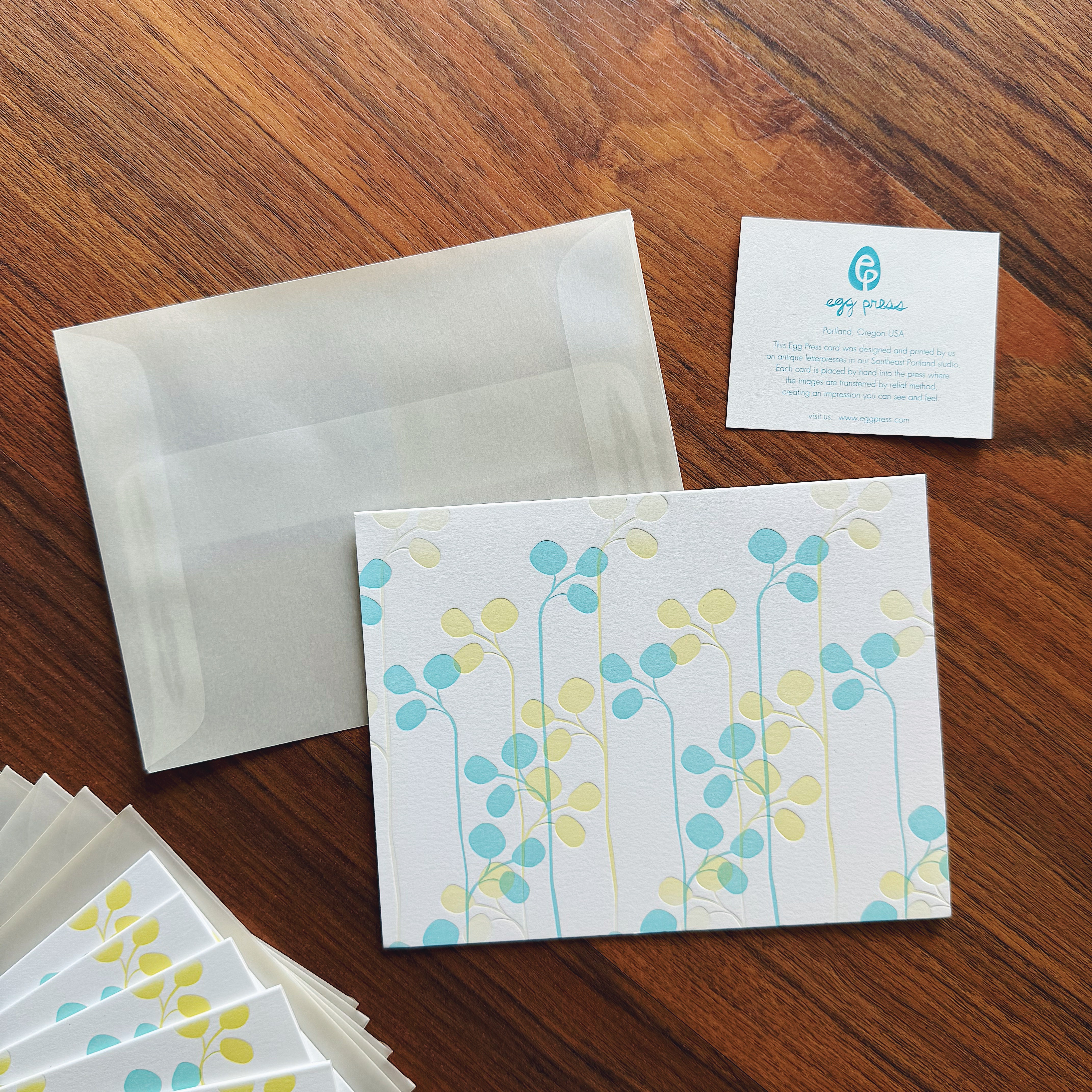 Egg Press Christmas Card Set (Stock Clearance)