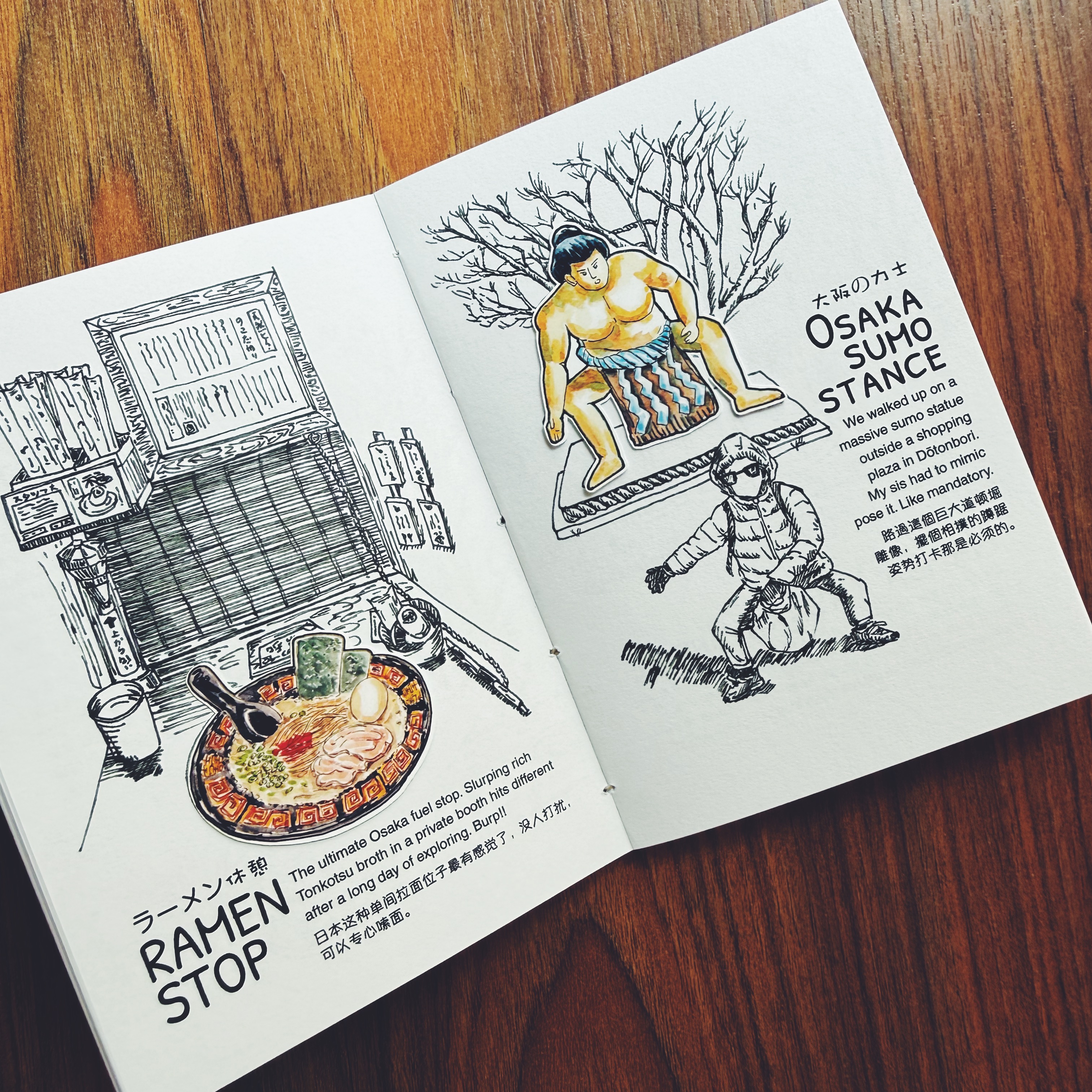 Pieces of Kyoto & Osaka (Japan Travel Zine)