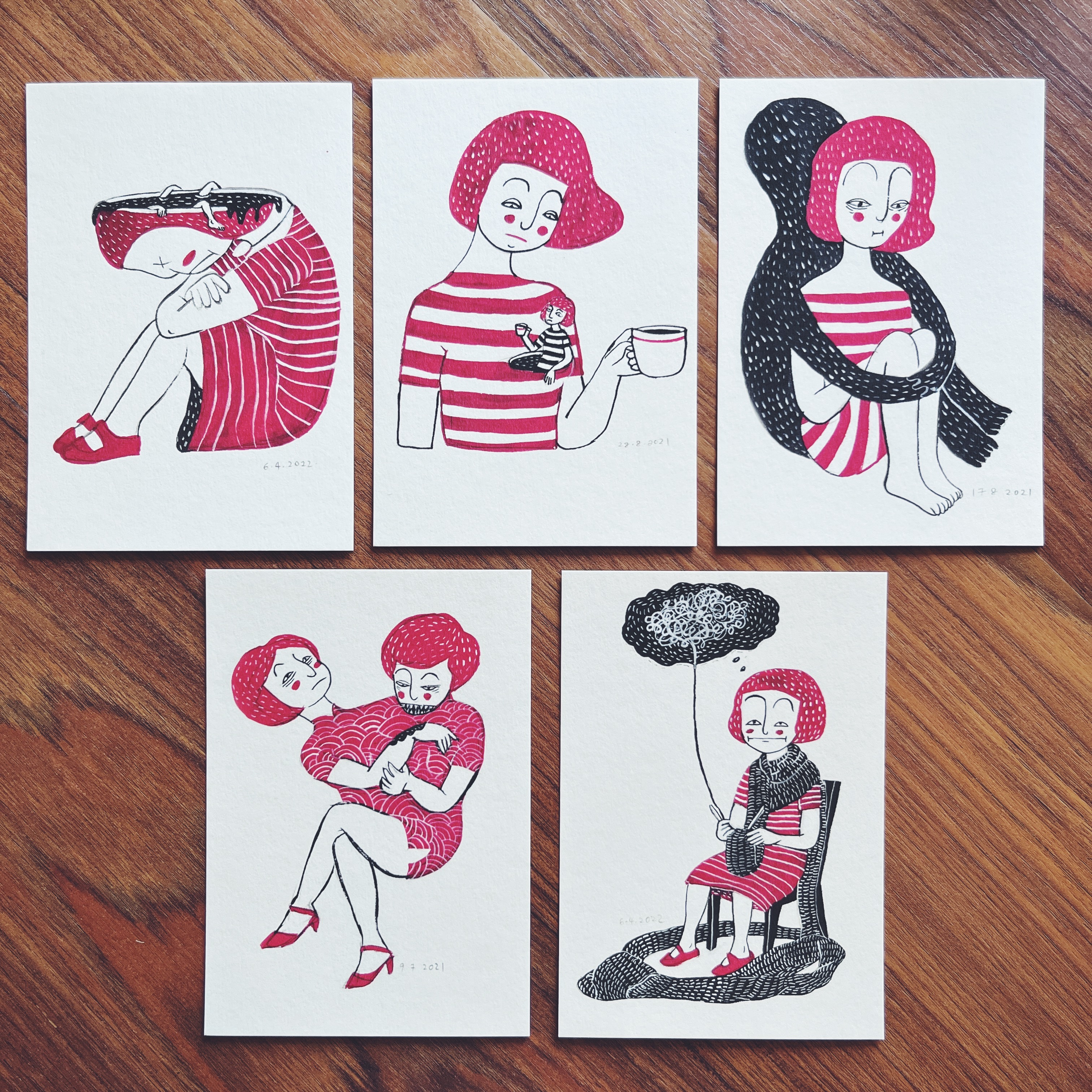 Alexdrina Postcard Set