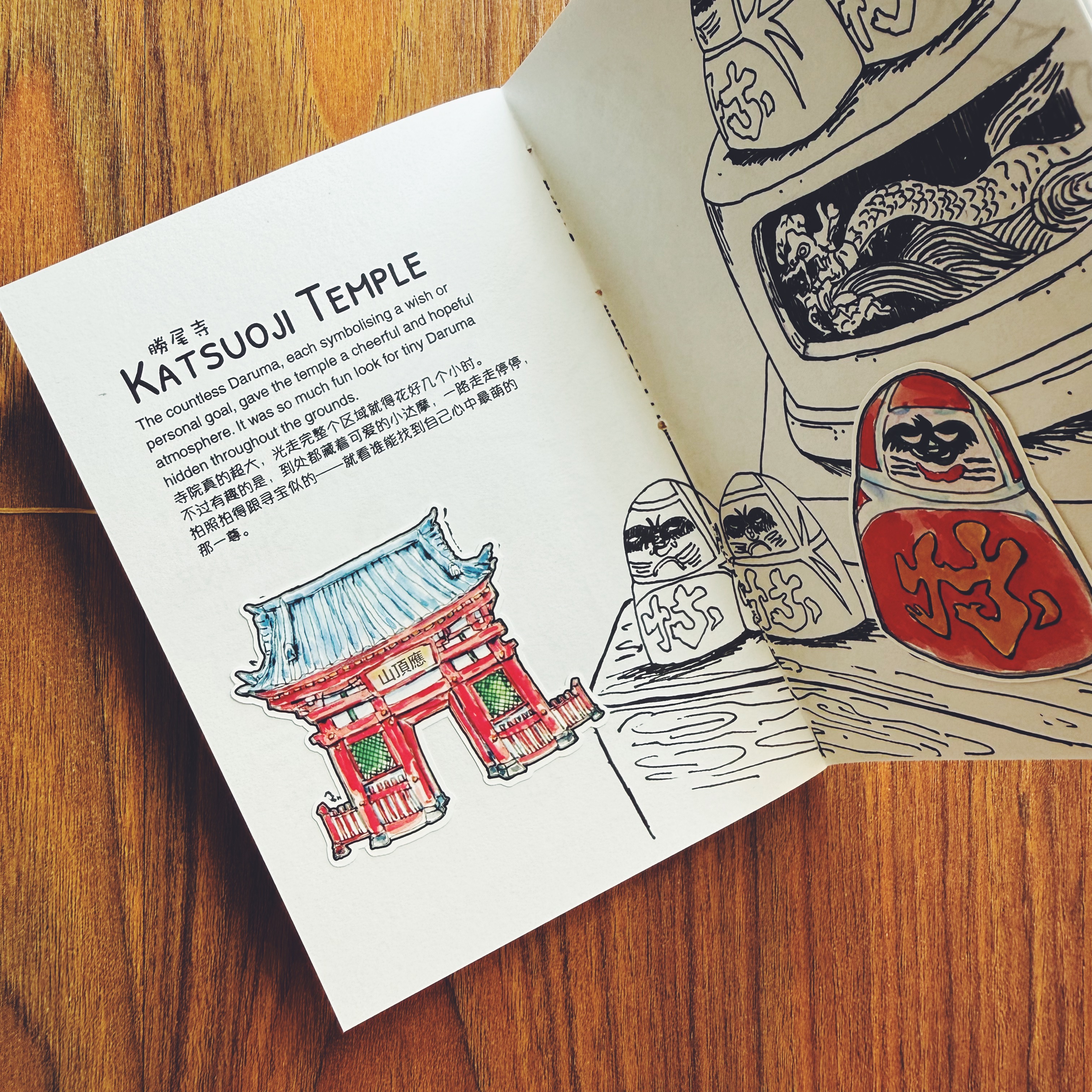 Pieces of Kyoto & Osaka (Japan Travel Zine)