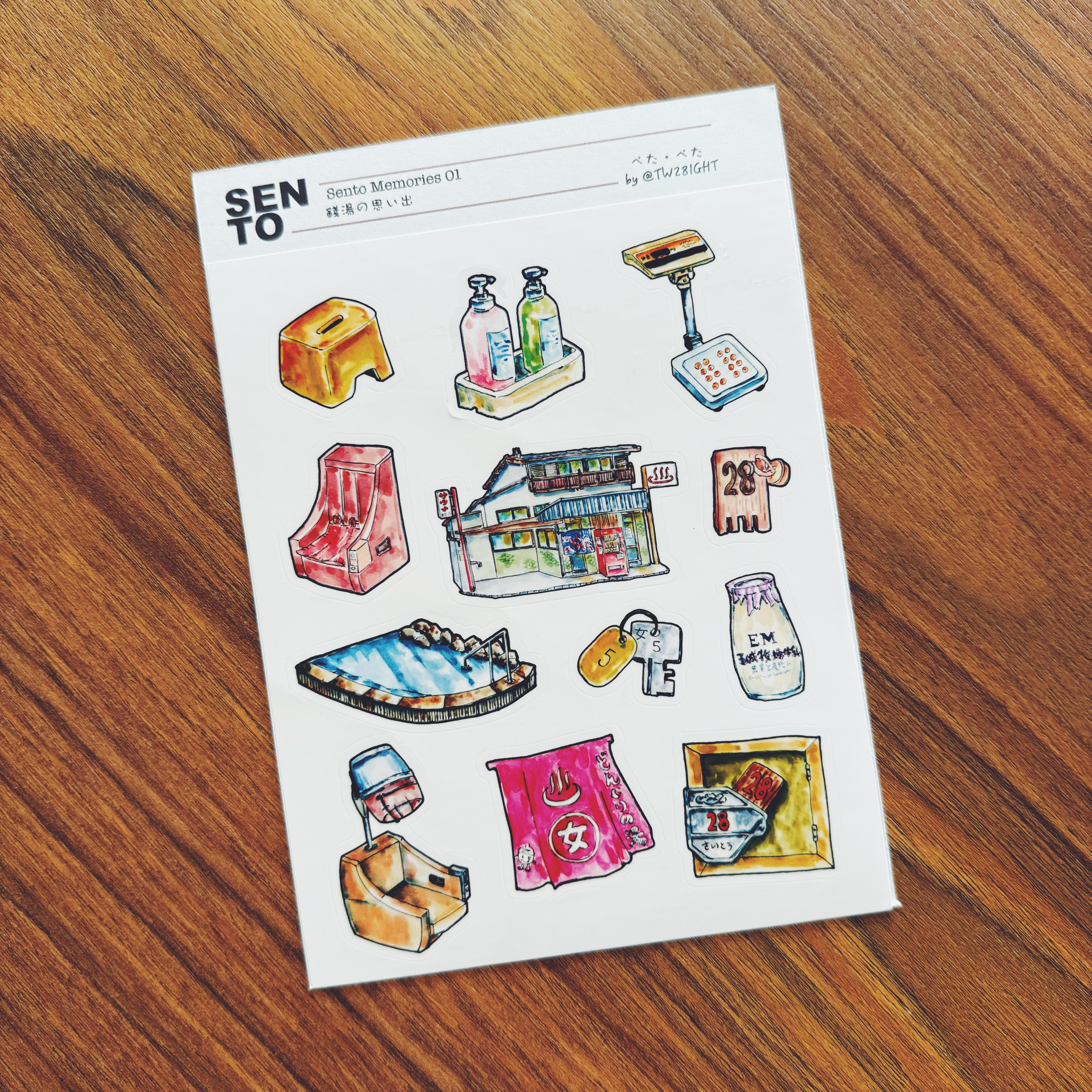 Japan Memories Kiss-Cut Sticker Sheet