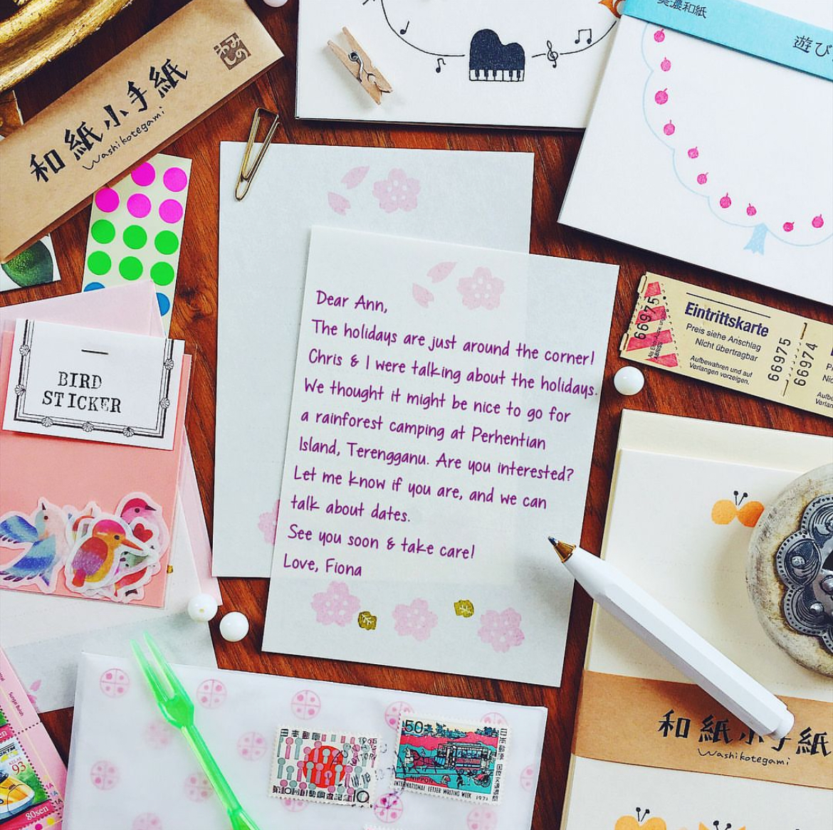 Furukawashiko Letter Writing Set