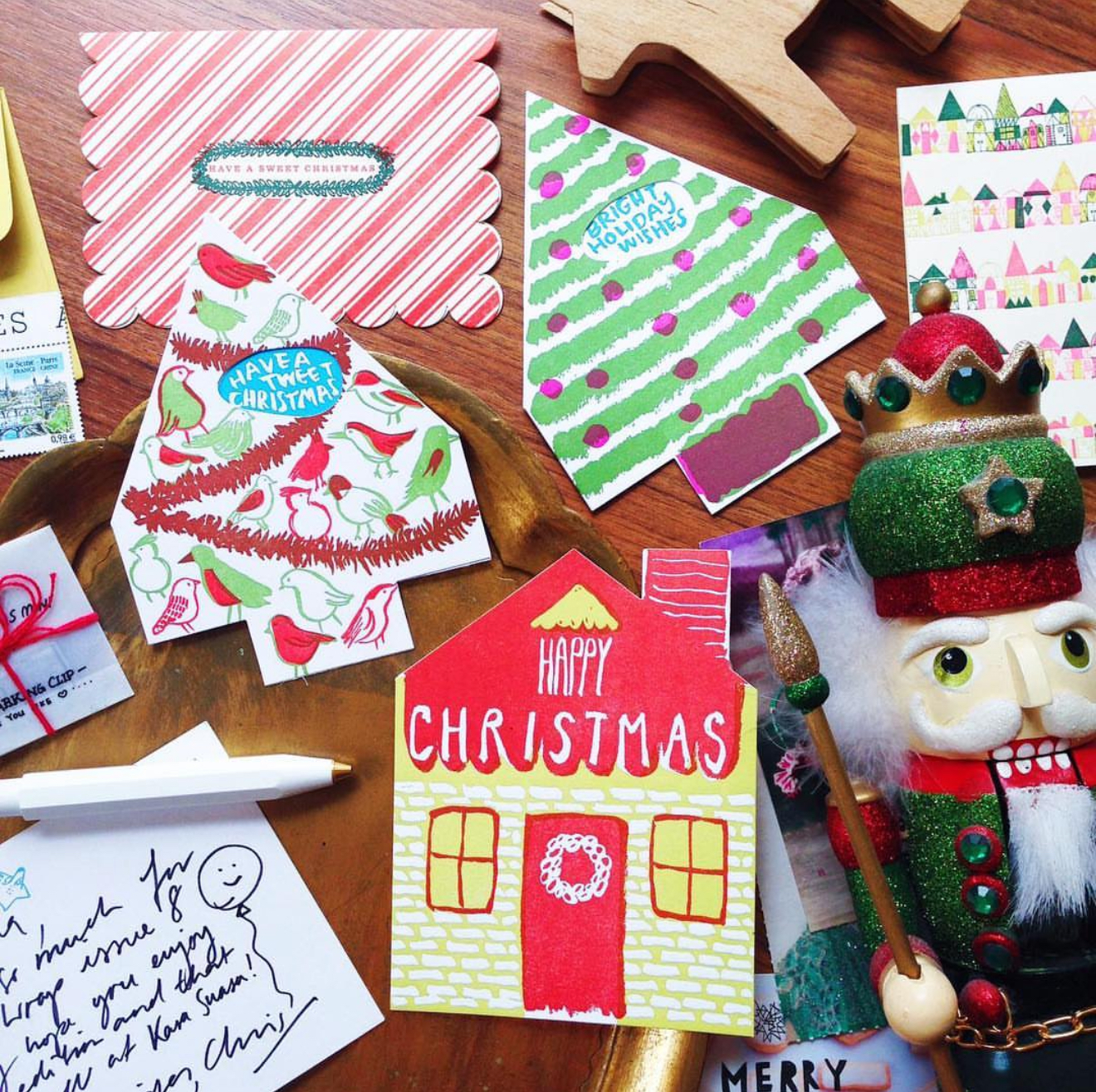 Egg Press Christmas Card Set (Stock Clearance)