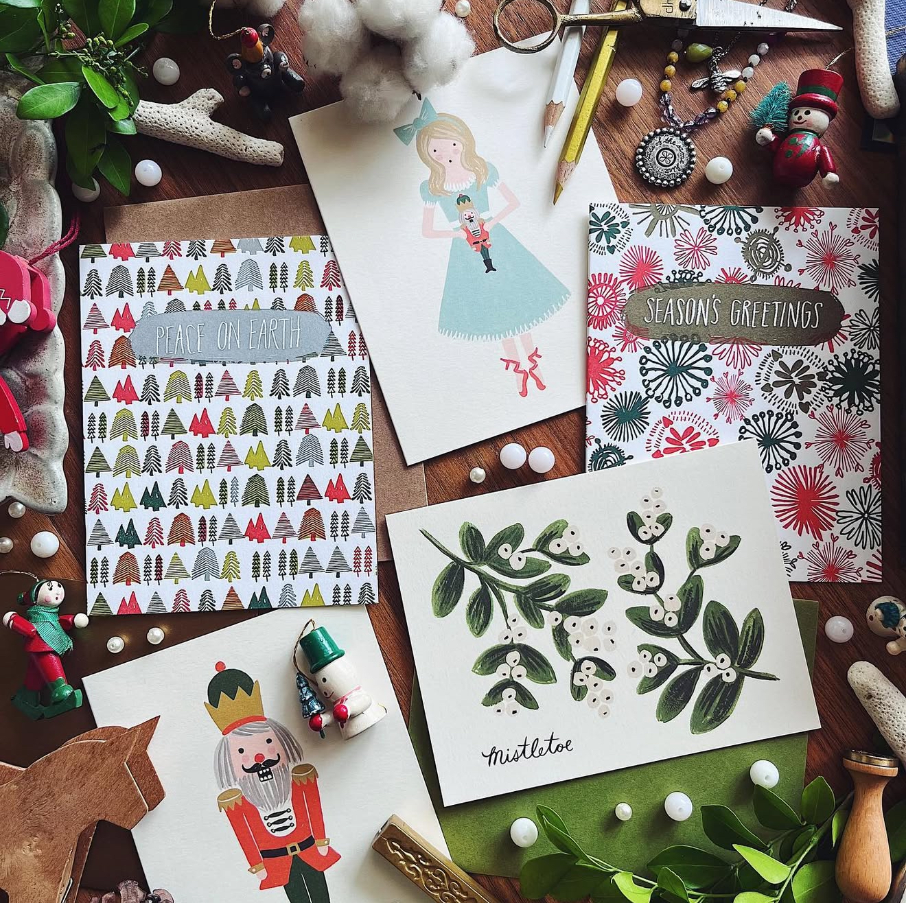  Egg Press Christmas Card