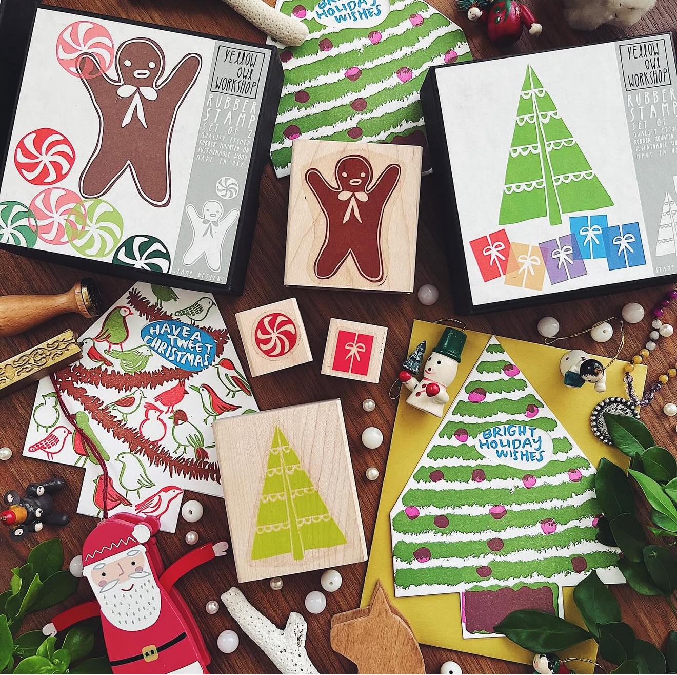 YOW Christmas Pattern Stamp (Set of 2)