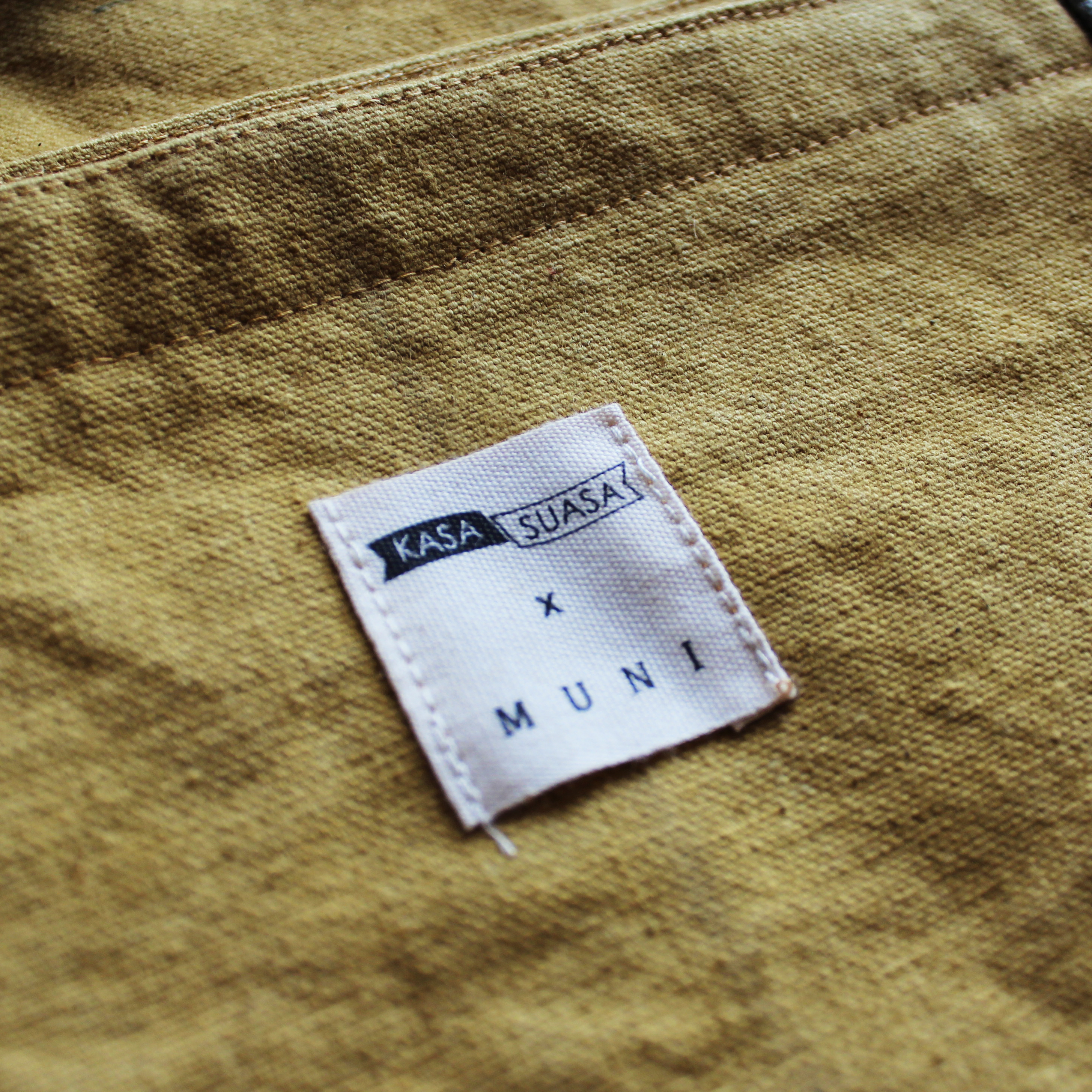 Kasa Suasa x Muni - Medium Zippered Pouch