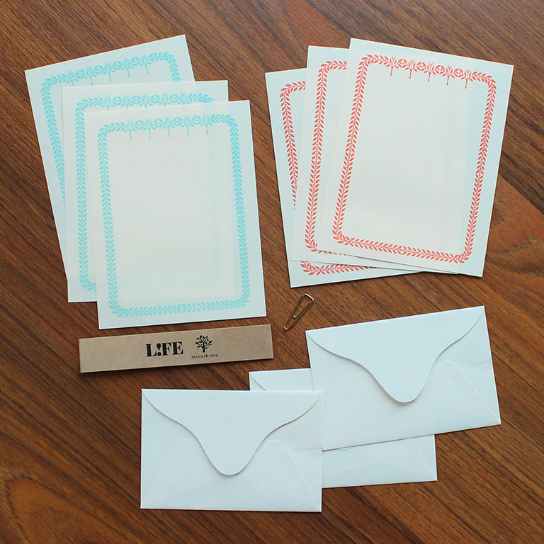LIFE x Mizushima - Mini Letter Writing Set 