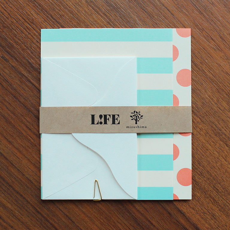 LIFE x Mizushima - Mini Letter Writing Set 