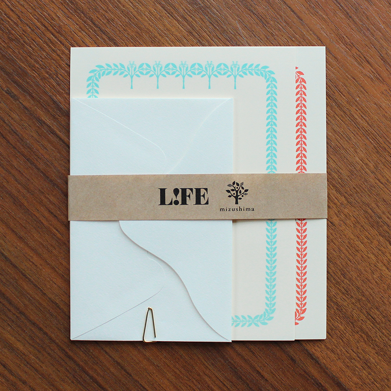 LIFE x Mizushima - Mini Letter Writing Set 