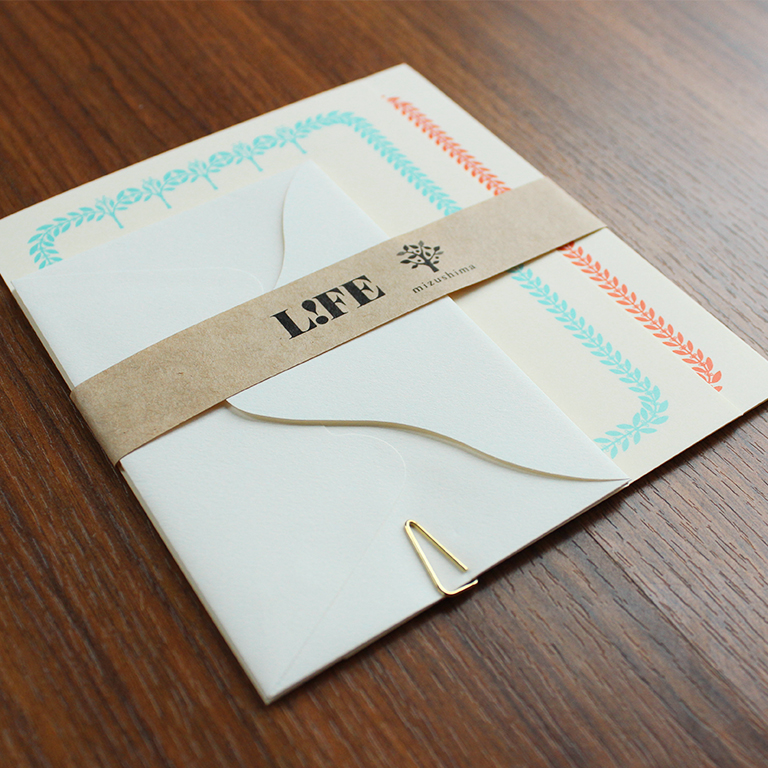 LIFE x Mizushima - Mini Letter Writing Set 