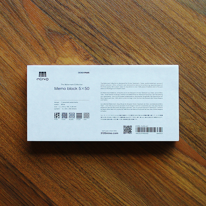 The Watermark Collection Memo Block