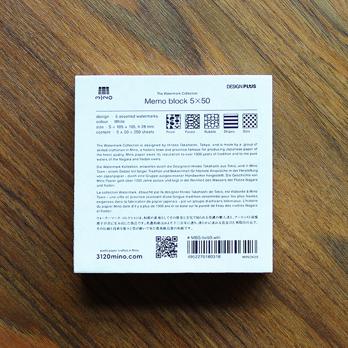 The Watermark Collection Memo Block