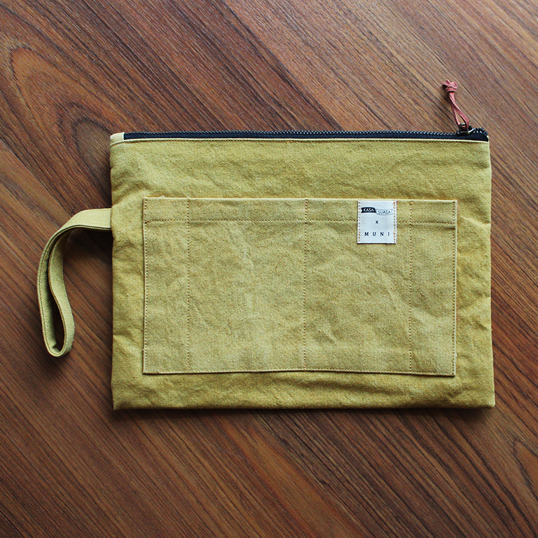 Kasa Suasa x Muni - Medium Zippered Pouch