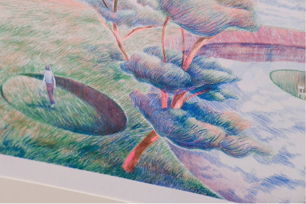 Boundaries A3 Risograph Print (Limited Edition)