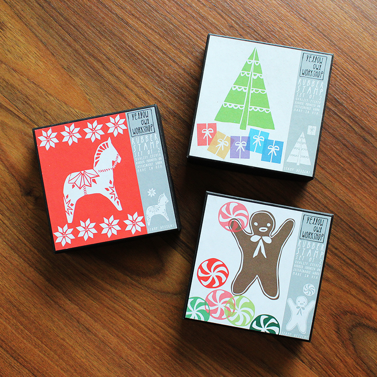 YOW Christmas Pattern Stamp (Set of 2)