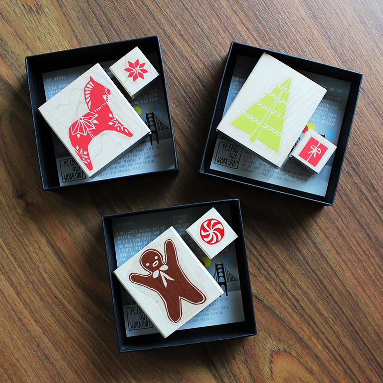 YOW Christmas Pattern Stamp (Set of 2)