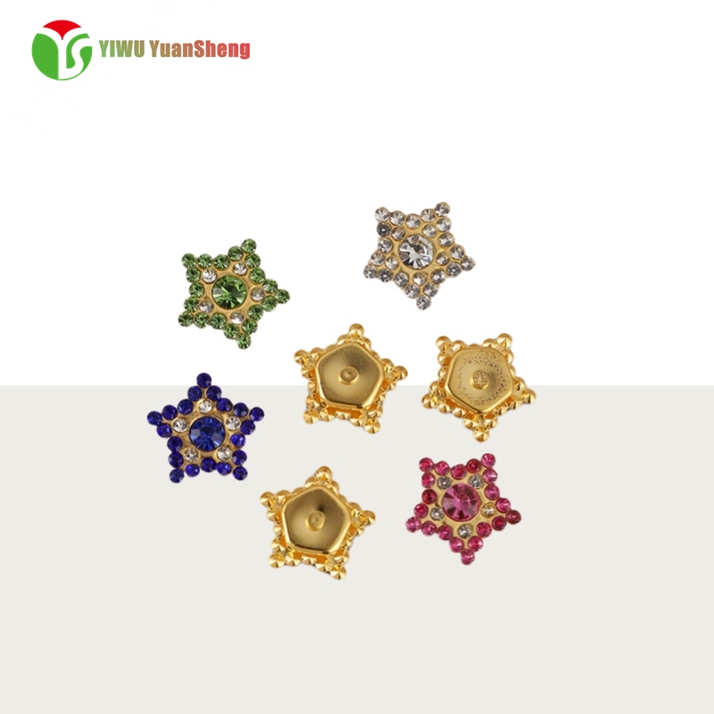 Glass Rhinestone  five-pointed star