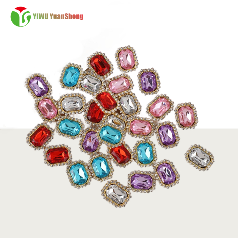 Glass Rhinestone square