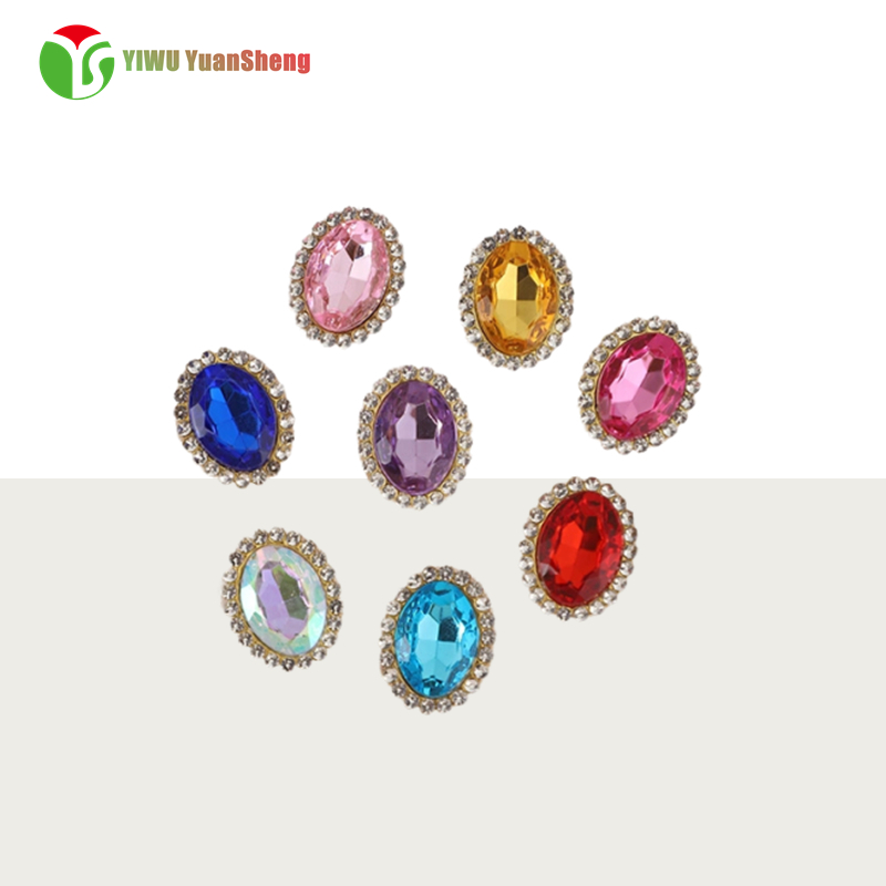 Glass Rhinestone  oval
