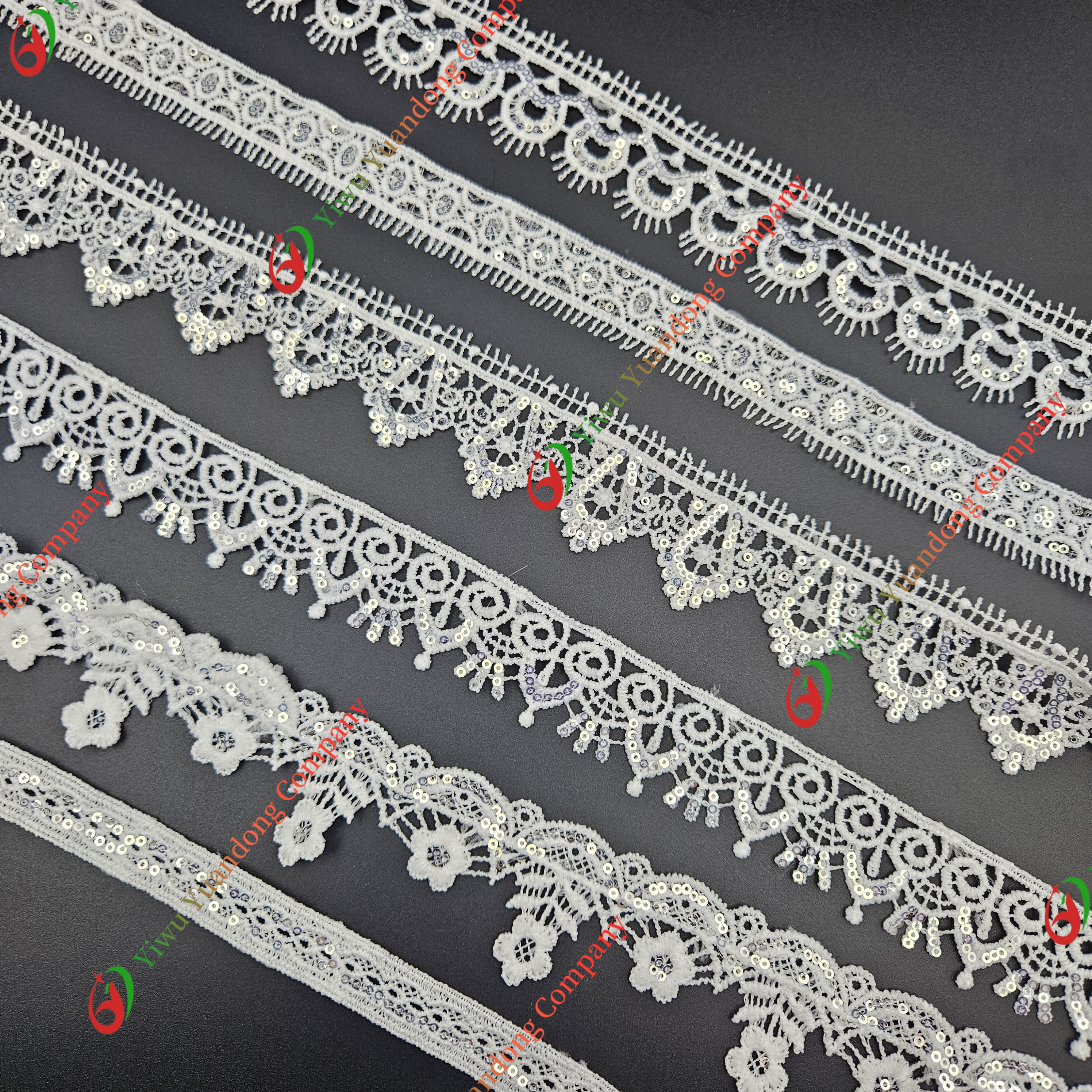 Sequined lace