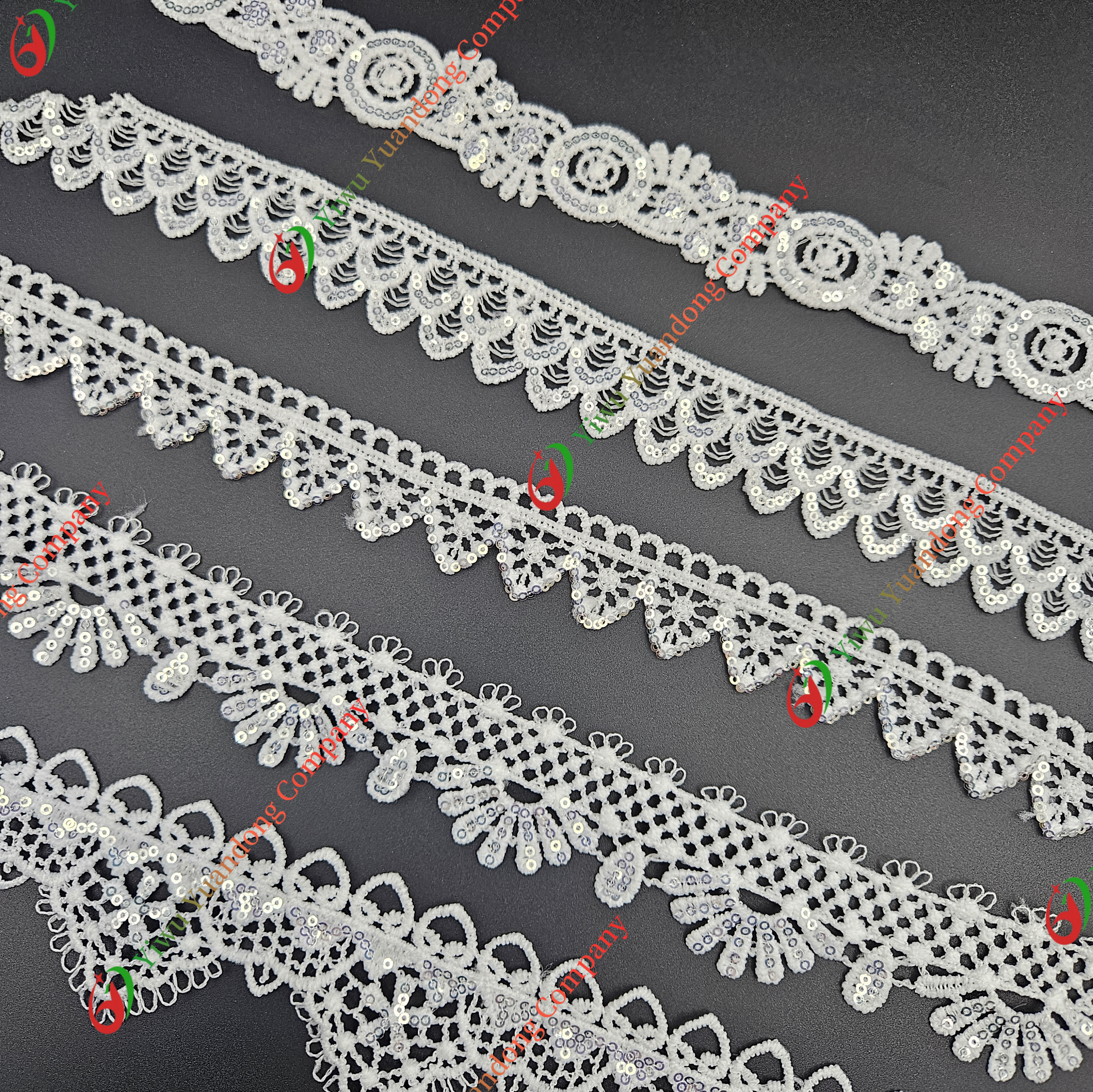 Sequined lace