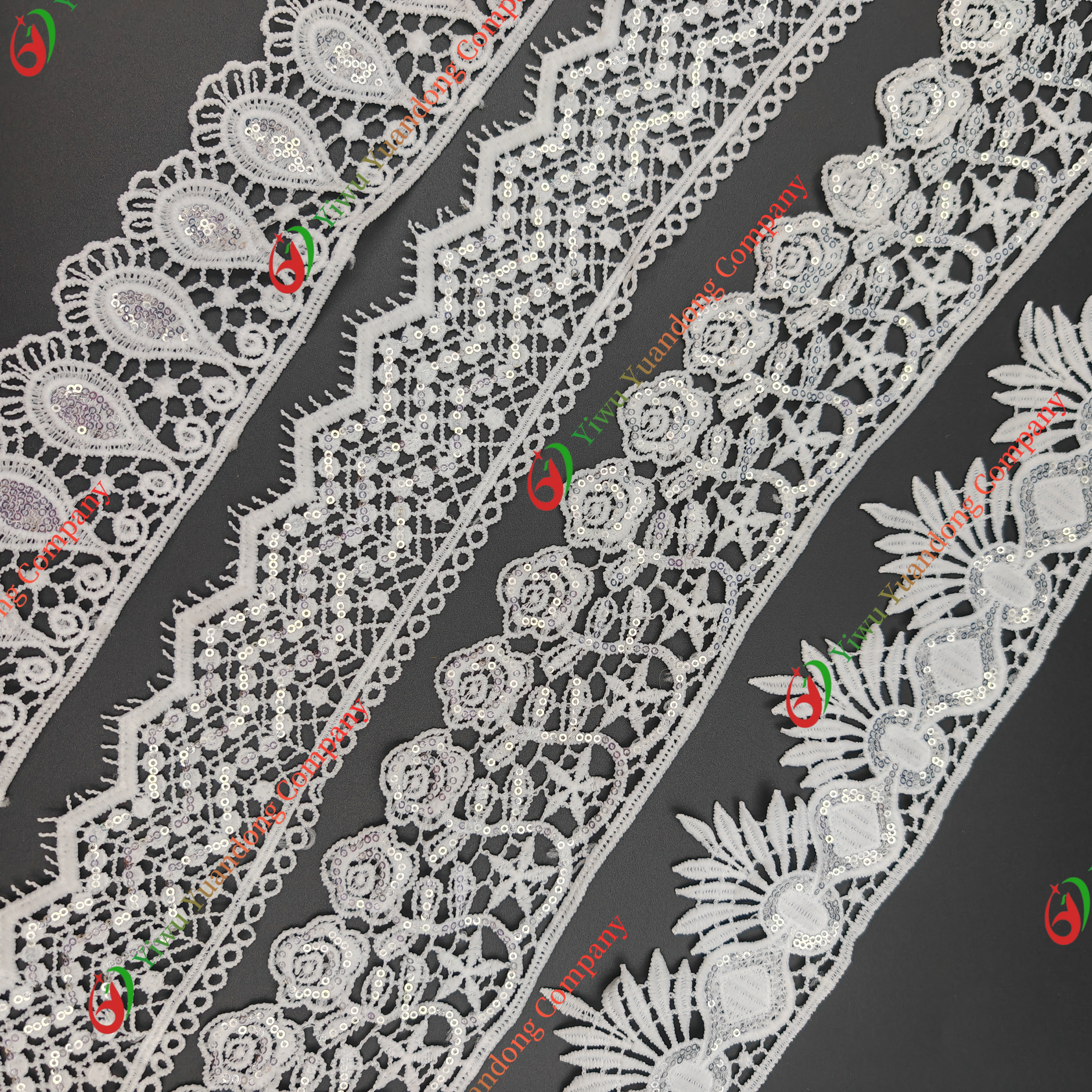 Sequined lace