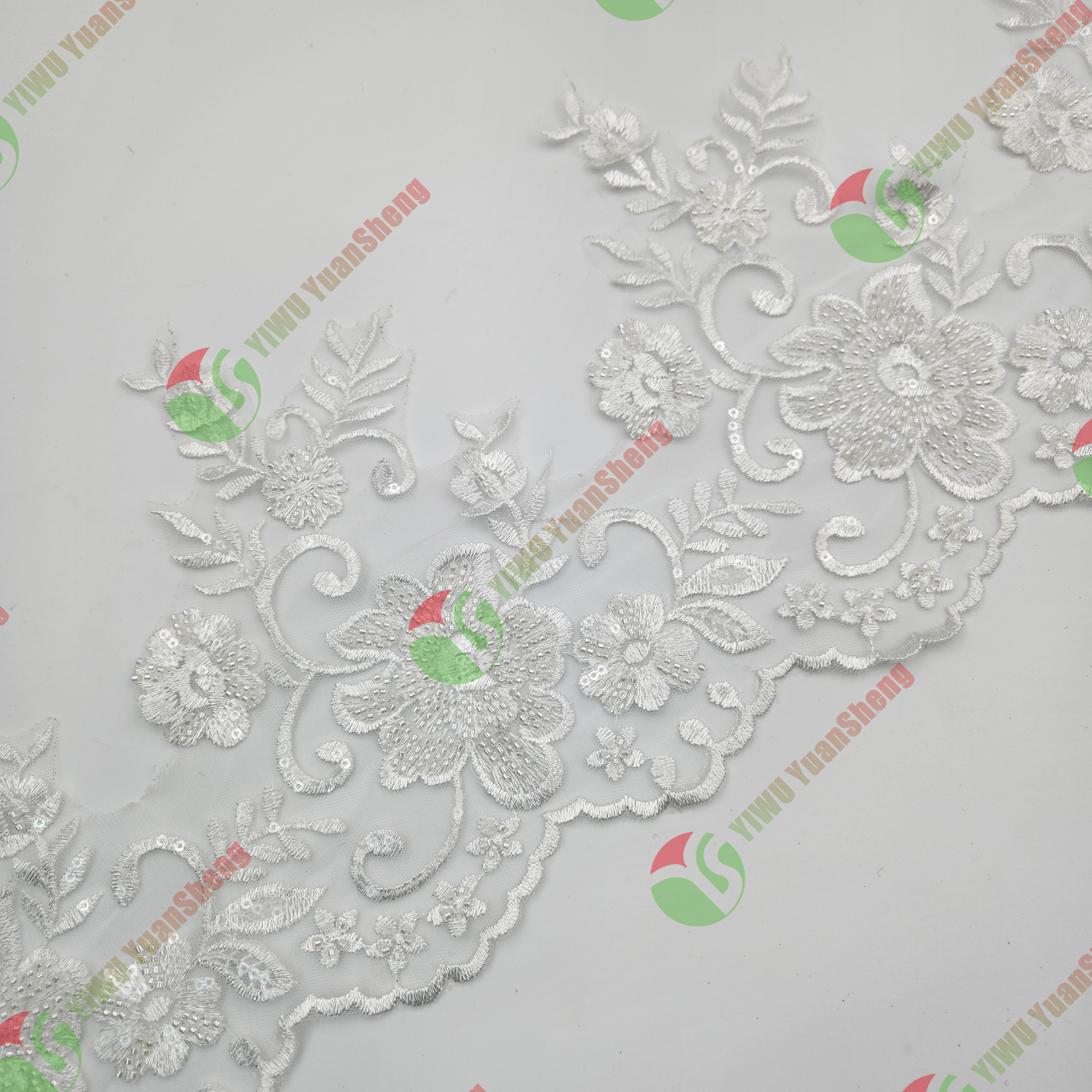 Glass bead mesh lace YS5100#