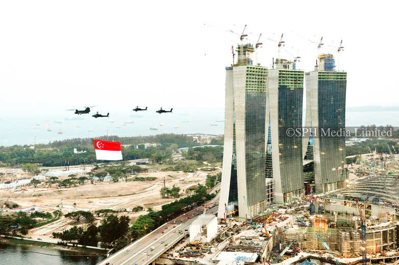 Flypast by Marina Bay Sands 2009-My Sg Memories