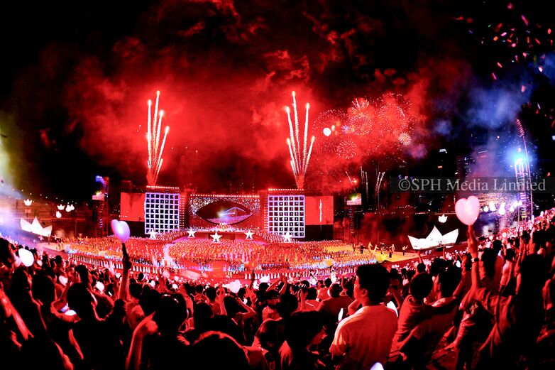 Fireworks at Marina Bay 2009-My Sg Memories