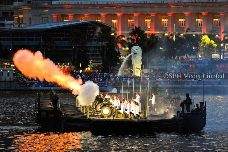Gun Salute at Singapore River 2009-My Sg Memories