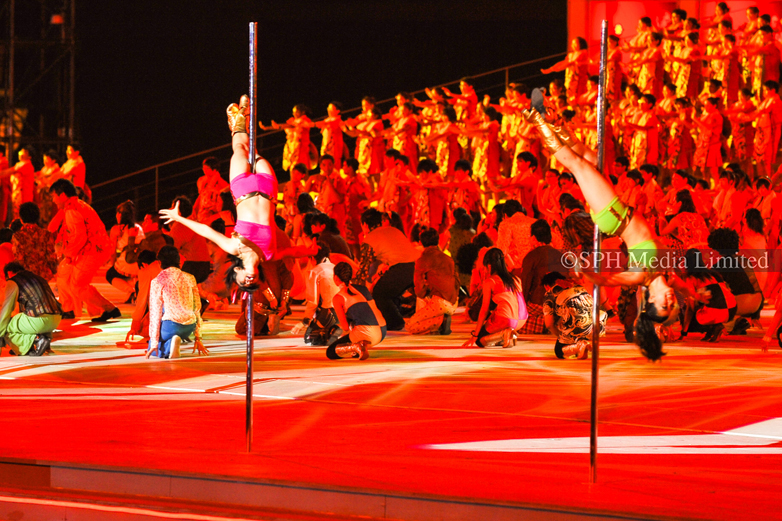 Pole Dancing at NDP 2009-My Sg Memories