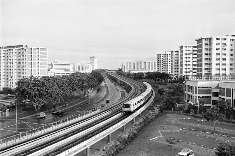 MRT Train Tracks From Toa Payoh to Yio Chu Kang 1987-My Sg Memories