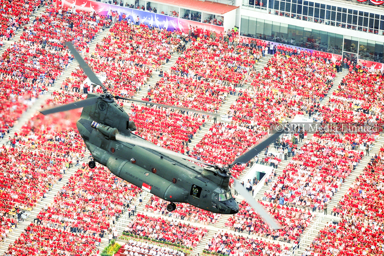 Flying Over a Sea of Red and White 2011-My Sg Memories