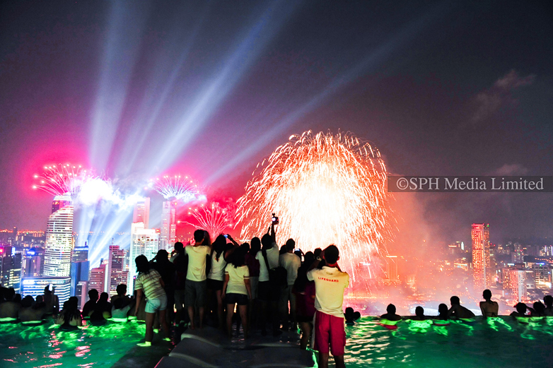 View of the NDP Fireworks 2011-My Sg Memories