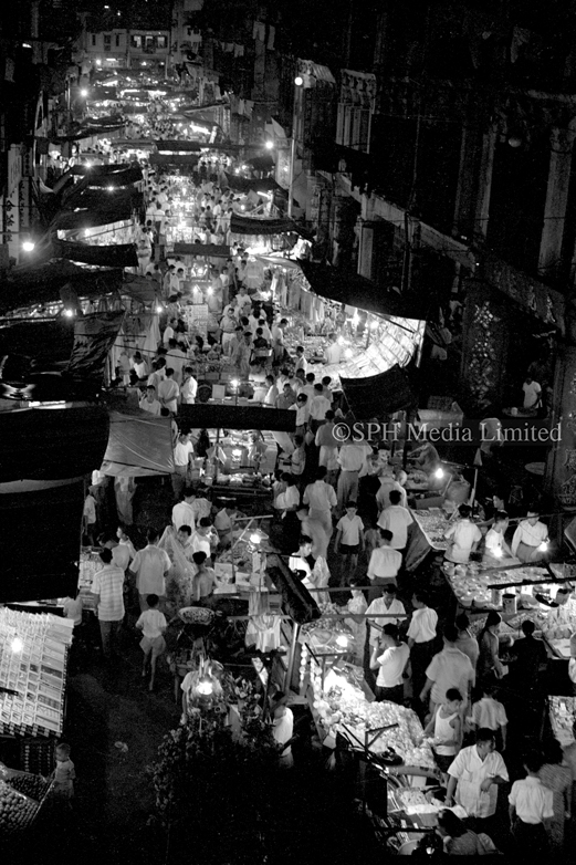 Pagoda Street Before Chinese New Year 1959-My Sg Memories