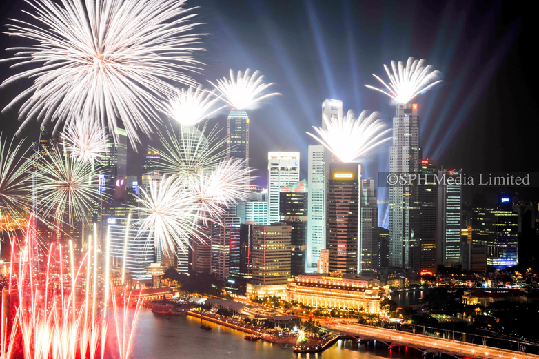 NDP Fireworks at the Ritz-Carlton Hotel 2011-My Sg Memories