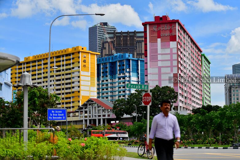 Iconic Coloured Flats at Rochor Centre 2016