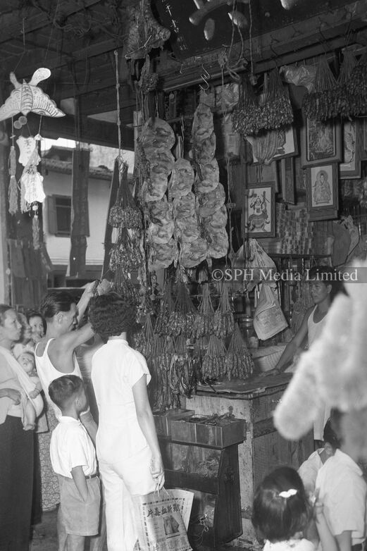 Shopping for Lap Cheong and Lap Mei 1951-My Sg Memories