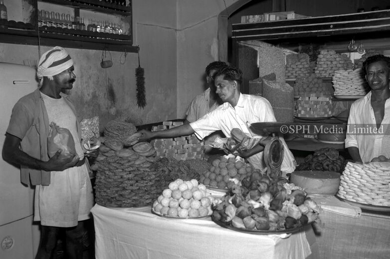 Shopping for Sweets during Deepavali 1952