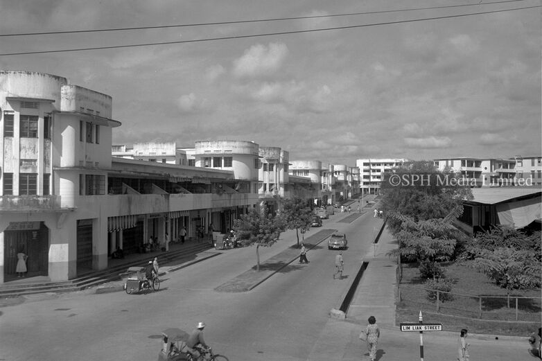 Seng Poh Road in Tiong Bahru 1952-My Sg Memories