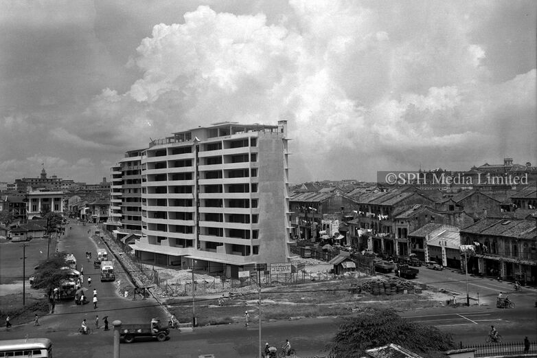SIT Flats at Hokkien Street in the City 1952