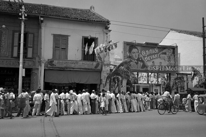 Catching A Movie at the Royal Theatre on Deepavali 1951