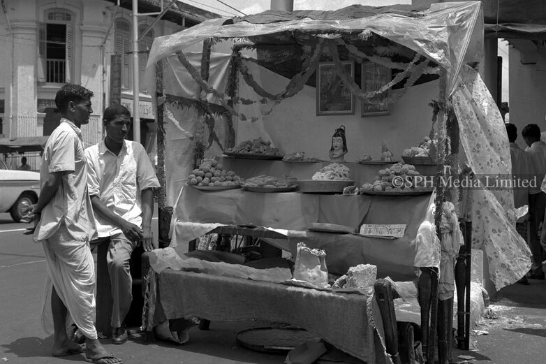 Street Vendor Selling Sweets 1960
