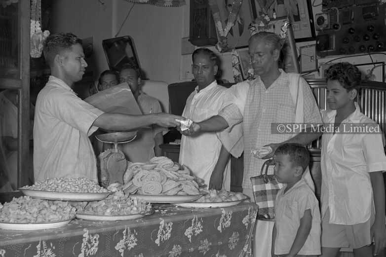 Deepavali Confectionary Shopping 1956