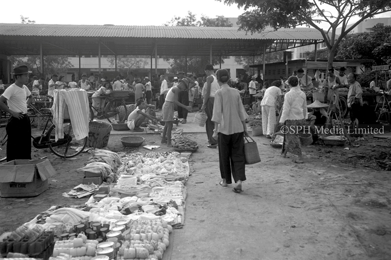 Old Tiong Bahru Marketplace 1953-My Sg Memories