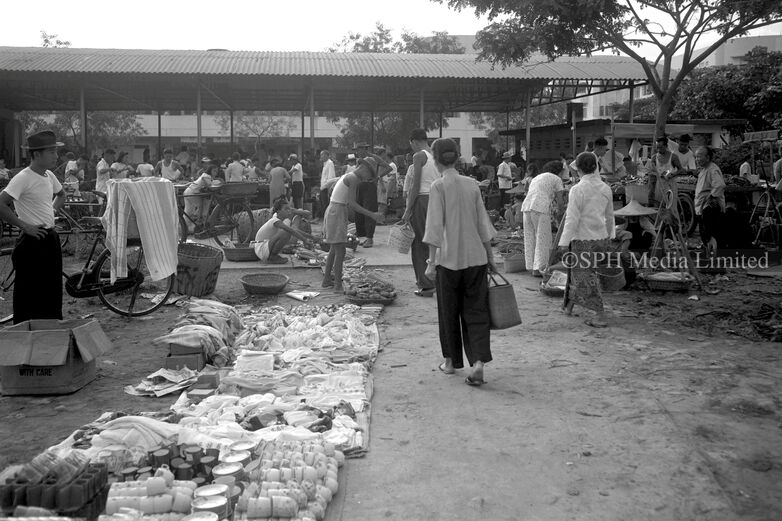 Old Tiong Bahru Marketplace 1953-My Sg Memories