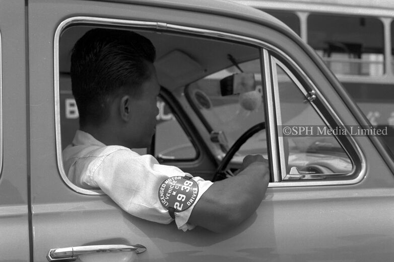 Arm Badges for Licensed Taxi Drivers 1958-My Sg Memories