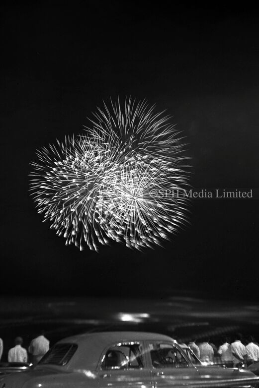 Merdeka Fireworks at Former Kallang Airport 1957-My Sg Memories