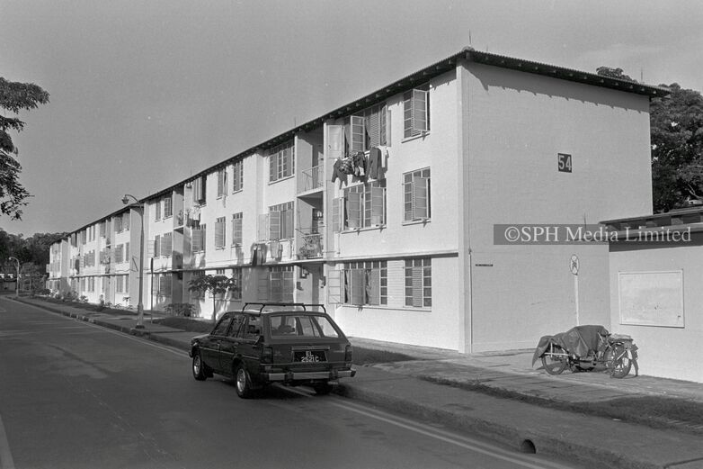 Singapore Improvement Trust Flats at Temple Ave 1983-My Sg Memories