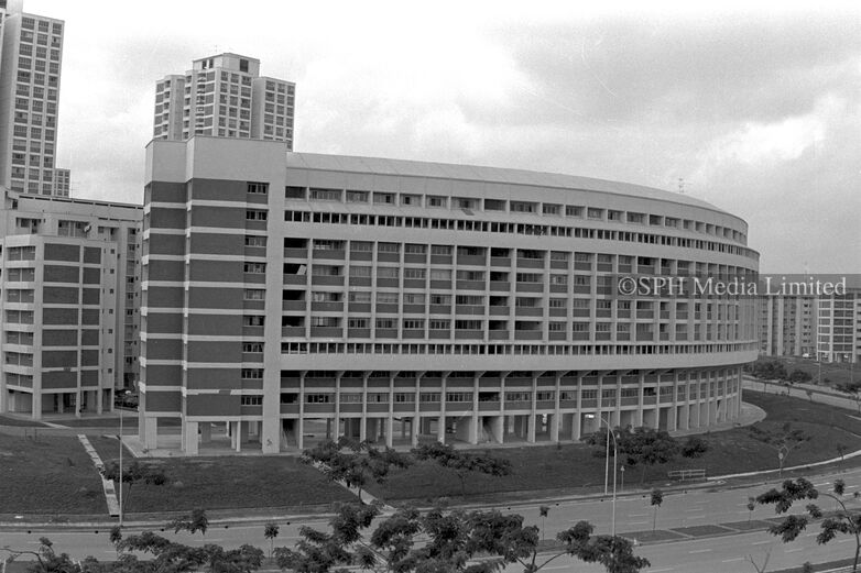 An Eye-catching HDB Flat at Jurong East Ave 1 1983-My Sg Memories